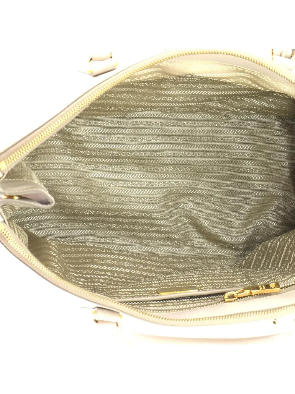 Prada Double Zip Lux Tote Saffiano #340014P10B
